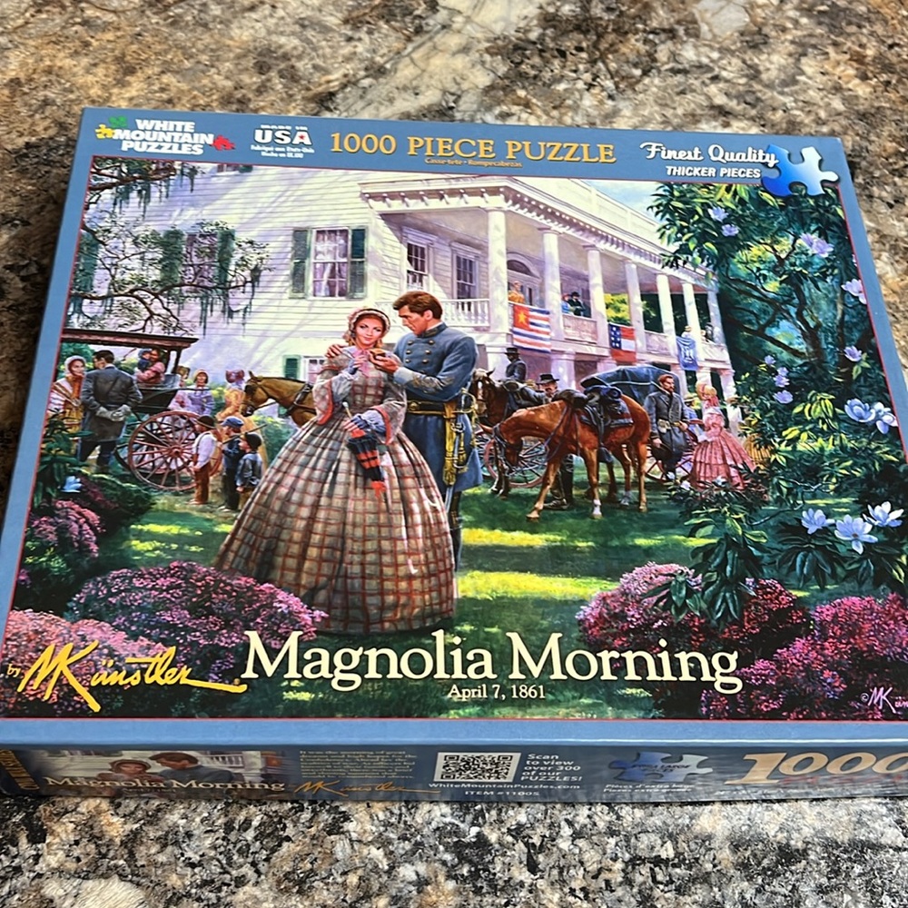 White mountain puzzle 1000🧩🧩